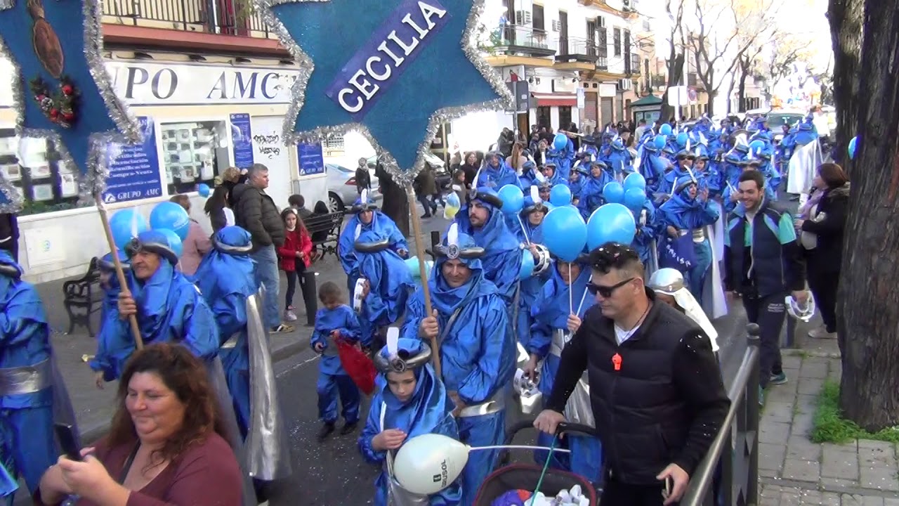 Cortejo Cartero Real Cerro del Águila con A.M. Santa Cecilia 2018