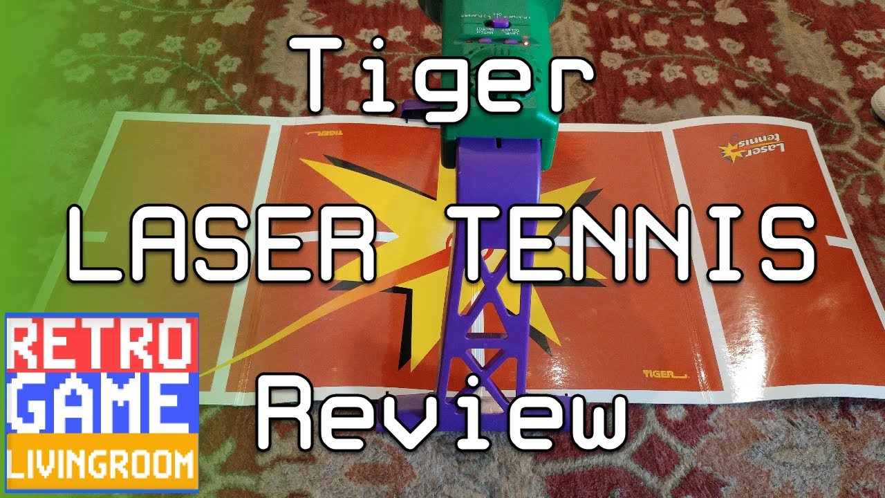 Tiger Electronics' Laser Tennis - Unboxing, Gameplay, and Review | Retro Game Living Room