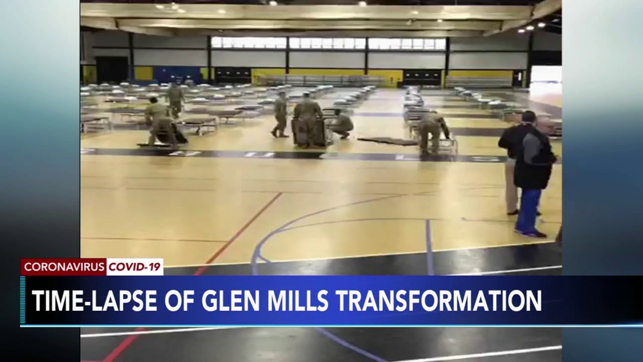 Glen Mills School turned into working field hospital for residents