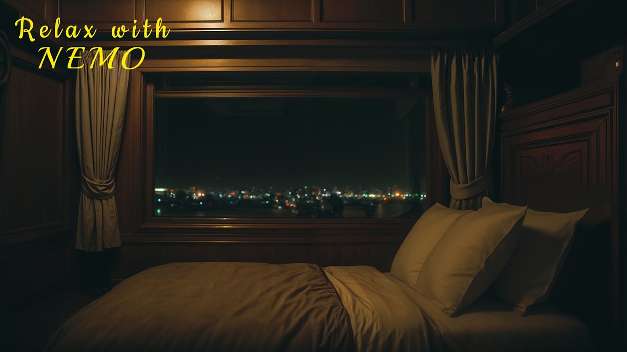 Peaceful Night Train Journey 🚂 Cozy Sleeper Train Ambience / Relaxing Railway & Train Sounds 4 Sleep