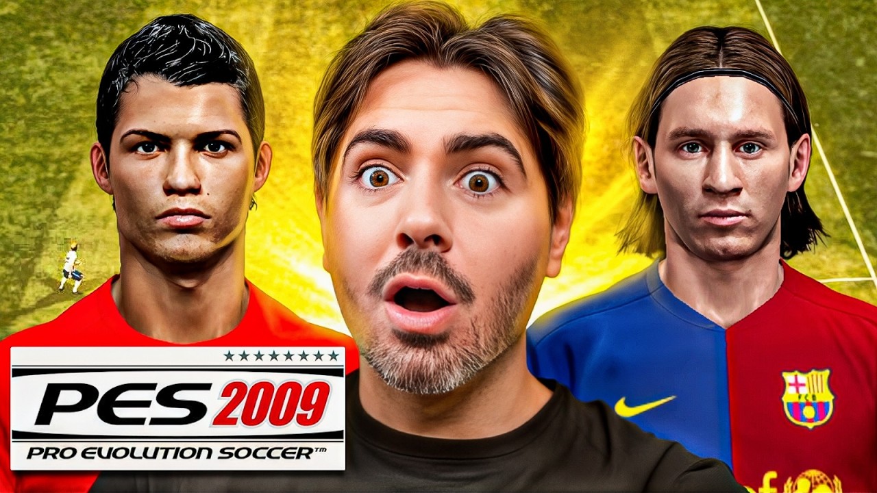 JOGANDO PES 2009 17 ANOS DEPOIS DO LAN&Ccedil;AMENTO!!!