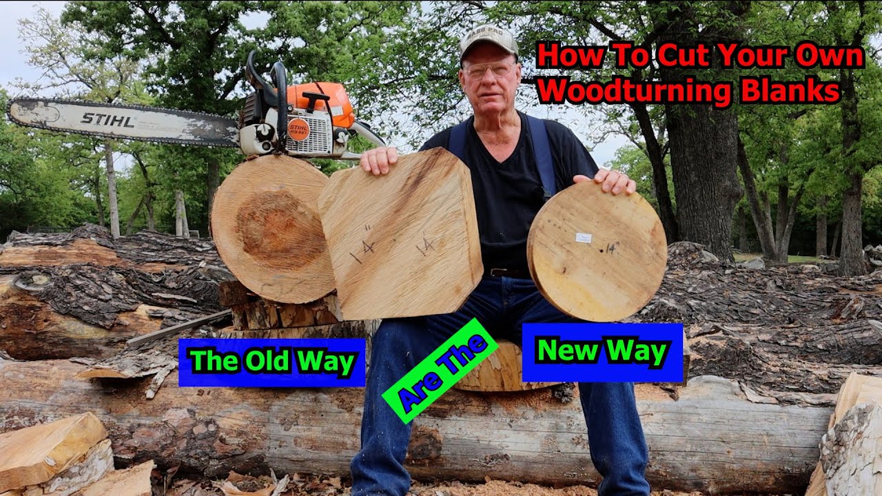 How to Cut Your Own Woodturning Blanks. The Old Way are the New Way.
