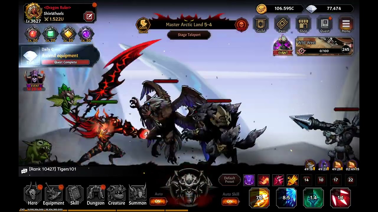 Idle Berserker (SSR Awakening)