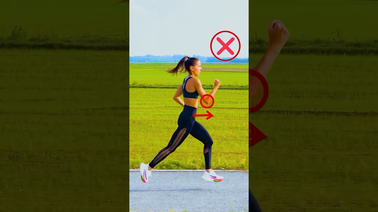 RUNNING TIPS 👍 ARMS SWING is really important #runningtips #running #sport