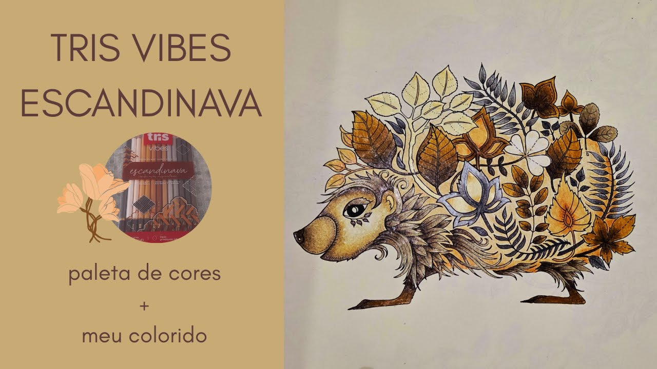 TRIS VIBES ESCANDINAVA: Paleta de Cores + Meu Colorido