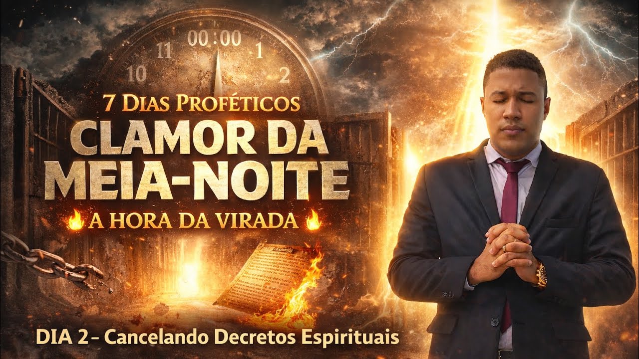 A HORA DA VIRADA: DIA 2 – Cancelando decretos espirituais 🔥🙌🏻