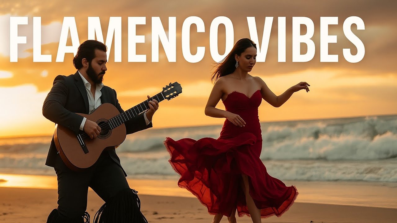 Flamenco Vibes at Sunset | Deep Spanish Soul on the Shore