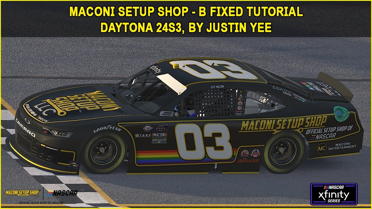 iRacing Xfinity B Fixed Daytona Guide to Qualifying and Race 24S3