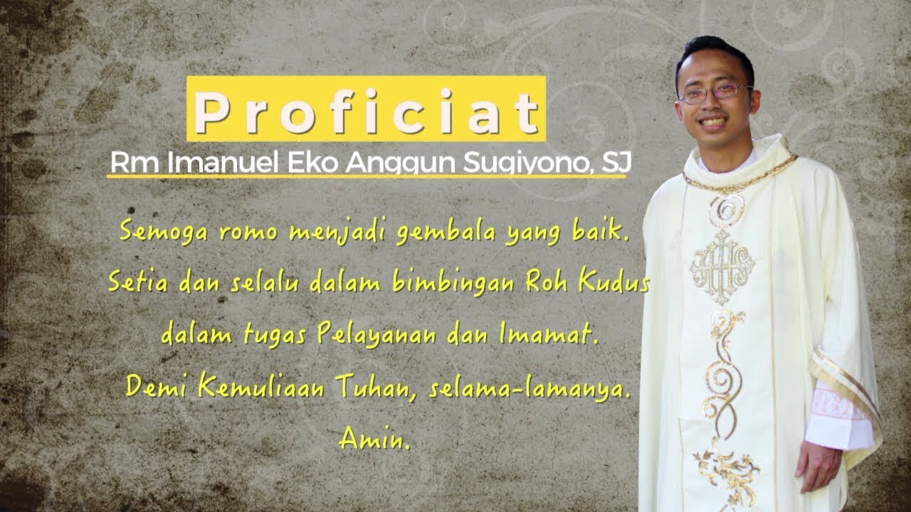 Rm Anggun SJ, Pastor Muda Jesuit dari Paroki Barnabas