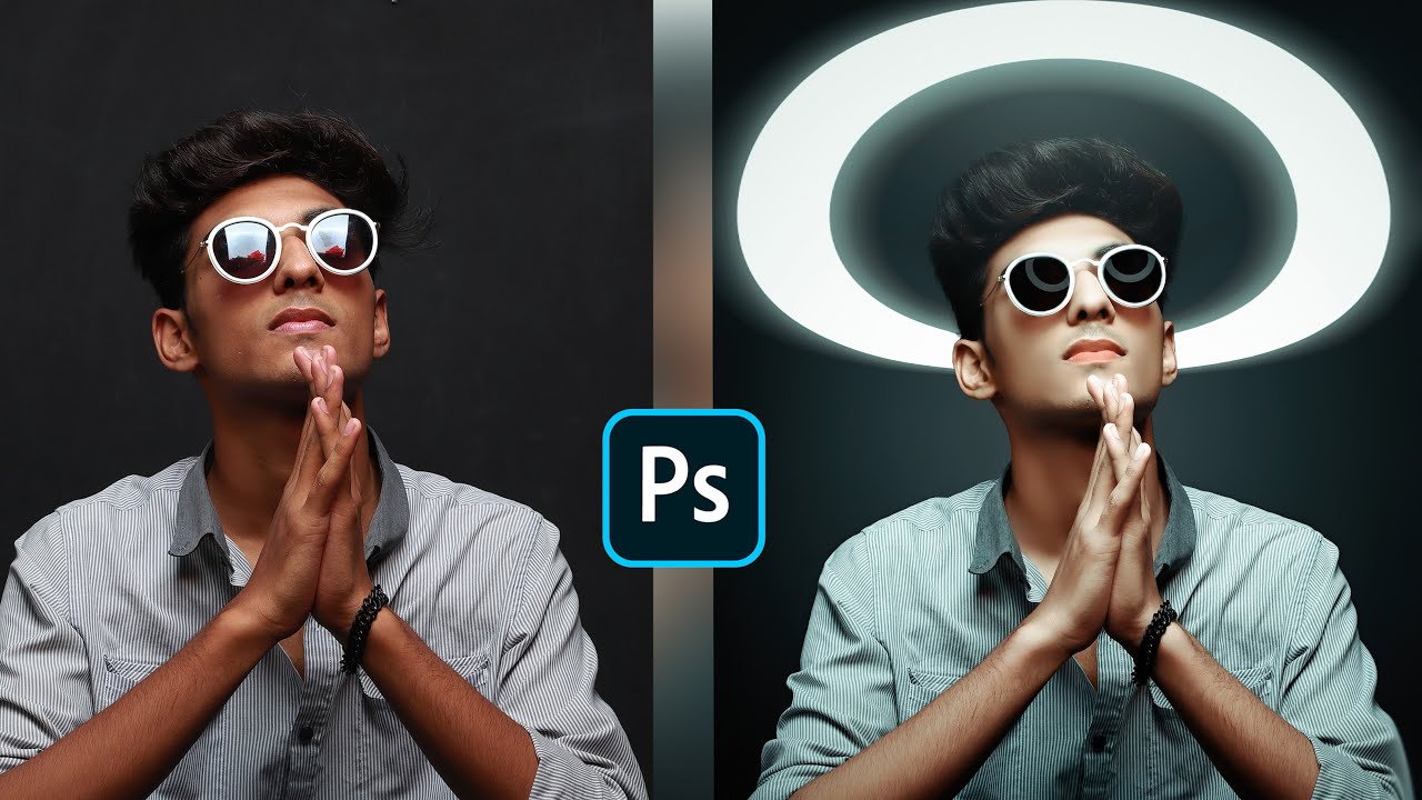 Creative Ring Light Effect Photo Editing in Adobe Photoshop Tutorial