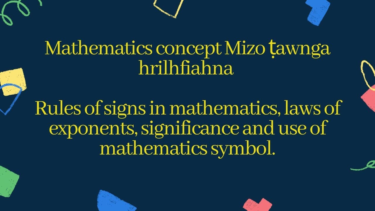 Mathematics concept Mizo ṭawnga hrilhfiahna