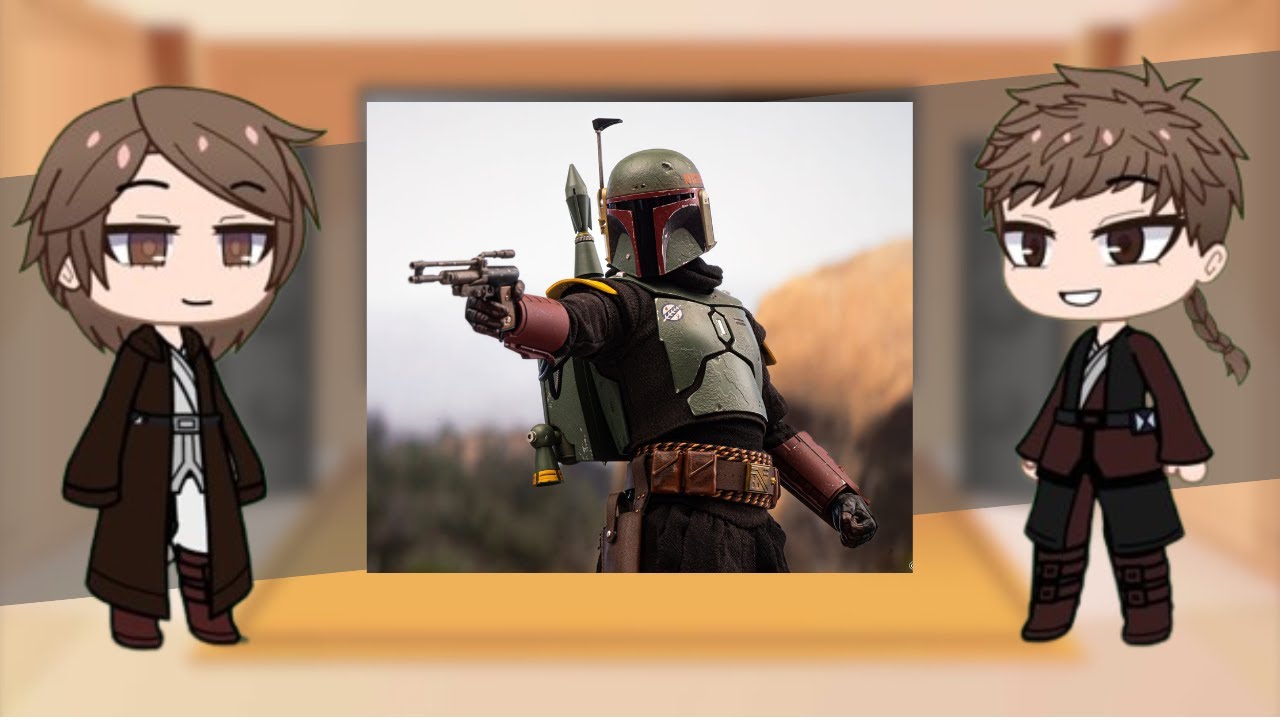 Star Wars (Ep 2) Attack of the Clones Reacts To The Mandalorian and Book of Boba Fett - Gacha Reacts