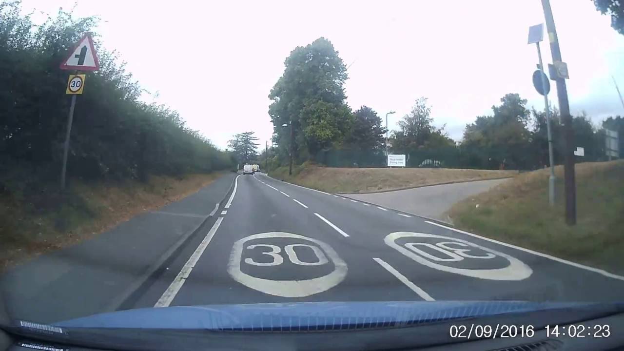 Driving through Braintree Essex UK Part 1