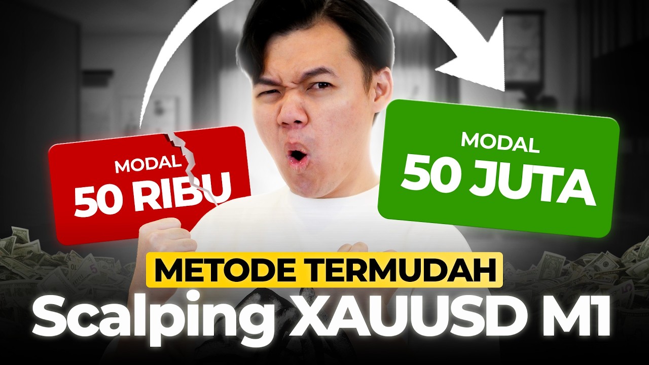 Metode Scalping XAUUSD (GOLD) M1 PALING GAMPANG (Langsung Praktek)