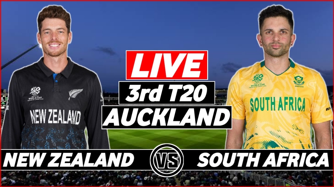 NZ vs SA 3rd T20 Live Commentary | New Zealand vs South Africa T20I Live Cricket Score & Commentary
