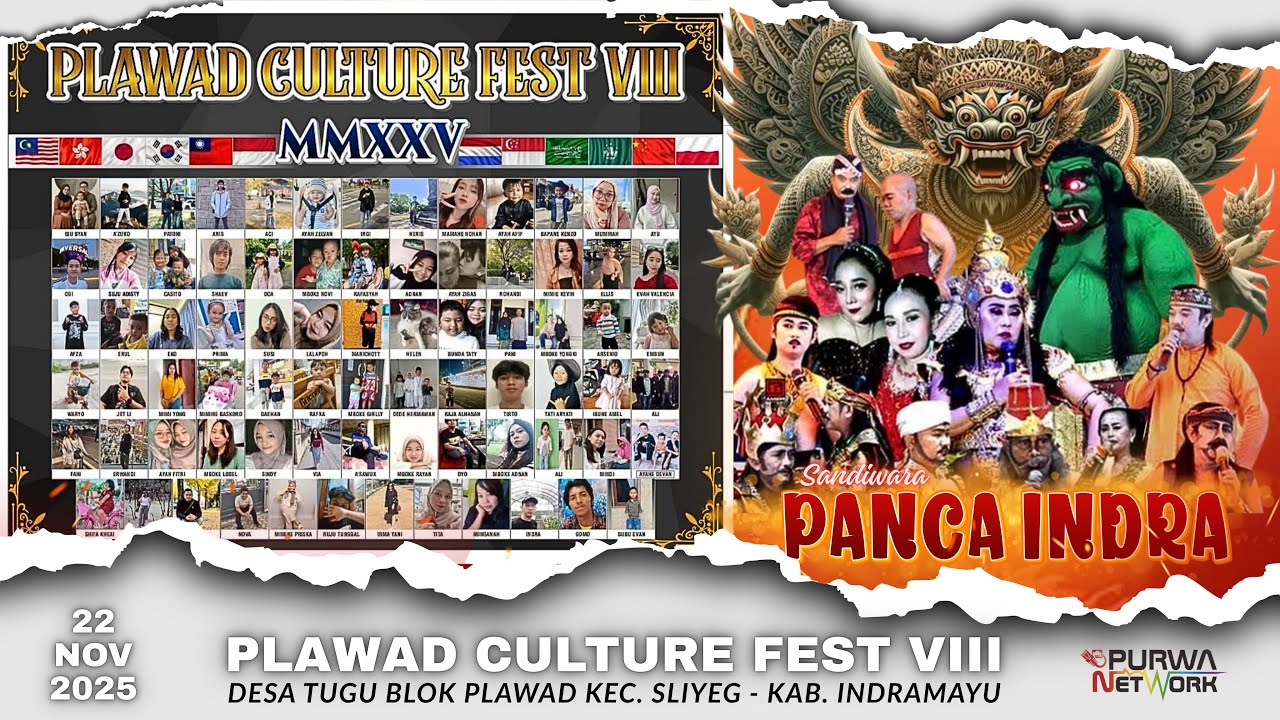 LIVE MALAM SANDIWARA PANCA INDRA 'SIRAJA TEHNIK' || PLAWAD CULTURE FEST VIII || TUGU LOR, 22 NOV2025