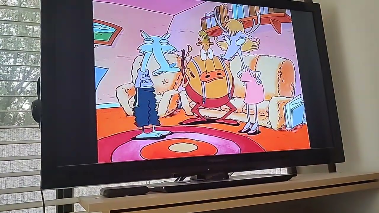 Rocko's Modern Life - The Wolfe family want to eat Elkie.