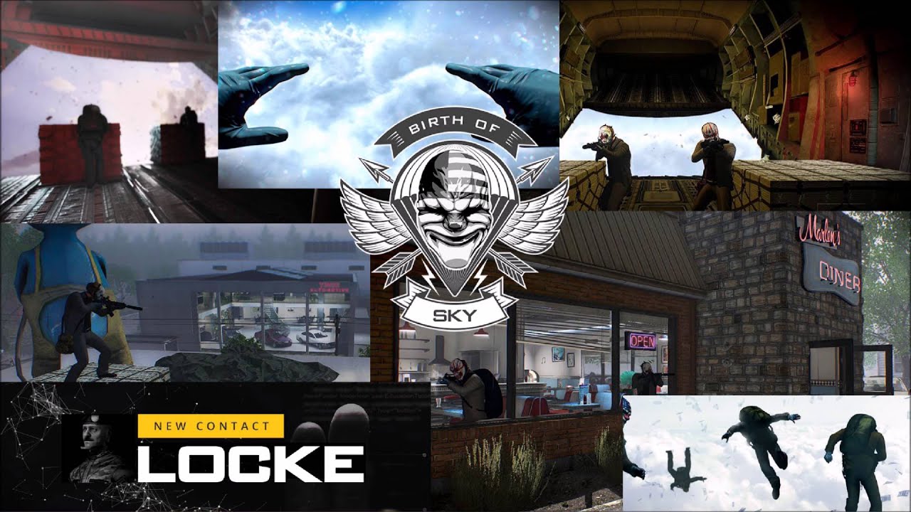 Payday 2 - Birth of Sky Voice Lines (Locke)