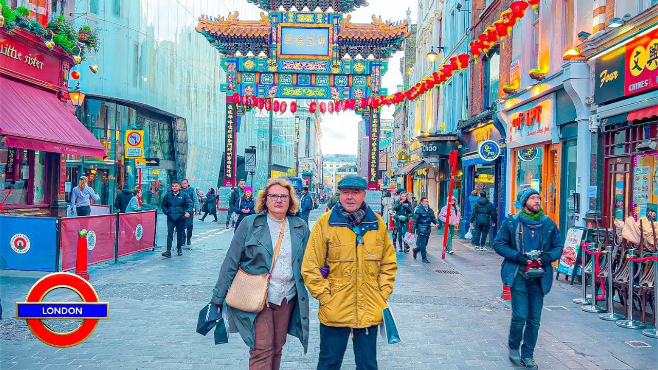 🇬🇧London Chinatown 4K 伦敦唐人街🇨🇳