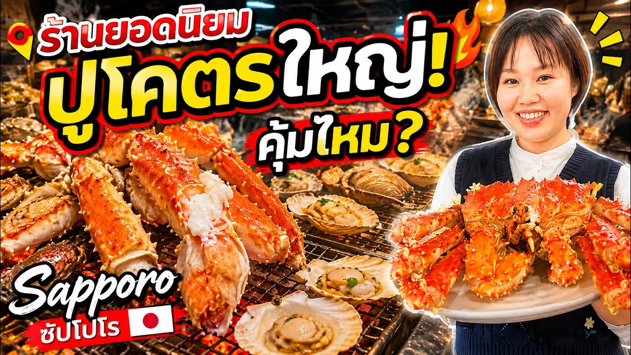 Hokkaido Guide| ตะลุยกินปู 3ร้านเด็ดฉบับคนท้องที่  |Sapporo Food Vlog