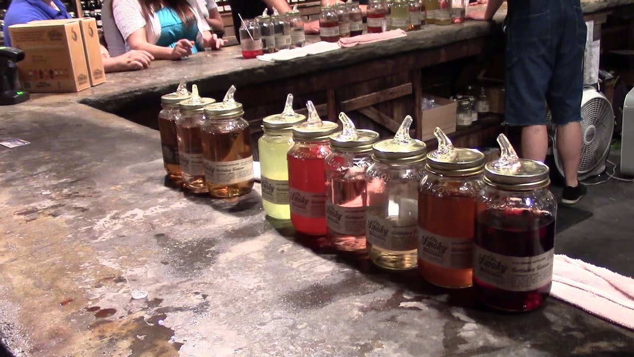 Free Moonshine Taste Testing may get you drunk at Ole Whisky Tennesse Moonshine Distillery