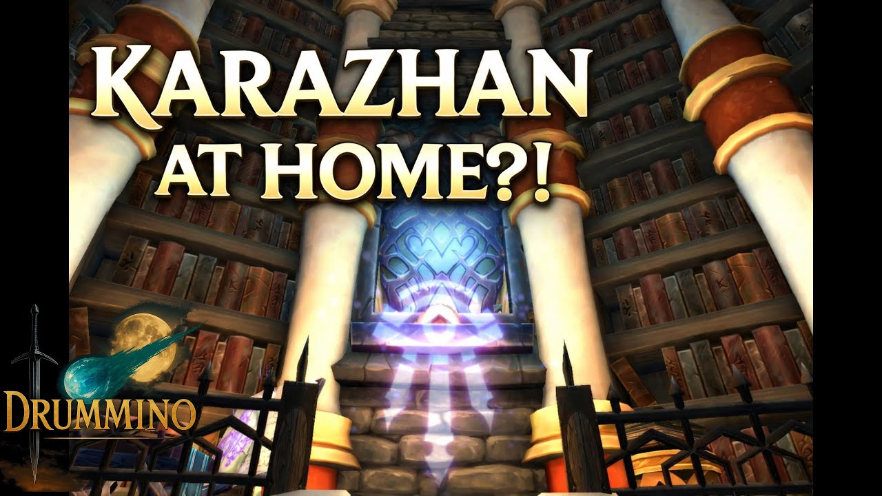 I Built a Karazhan-Style Mage House | WoW Housing