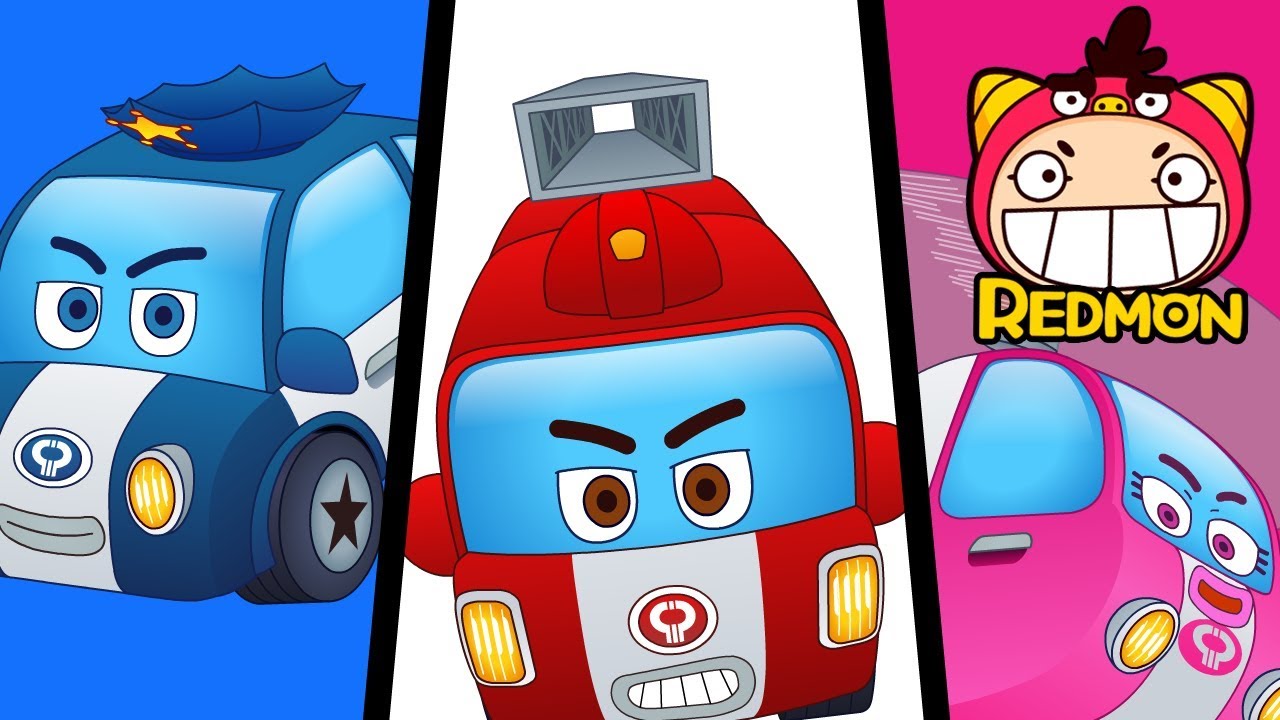 Car rescue team song | Rescue cars | REDMON
