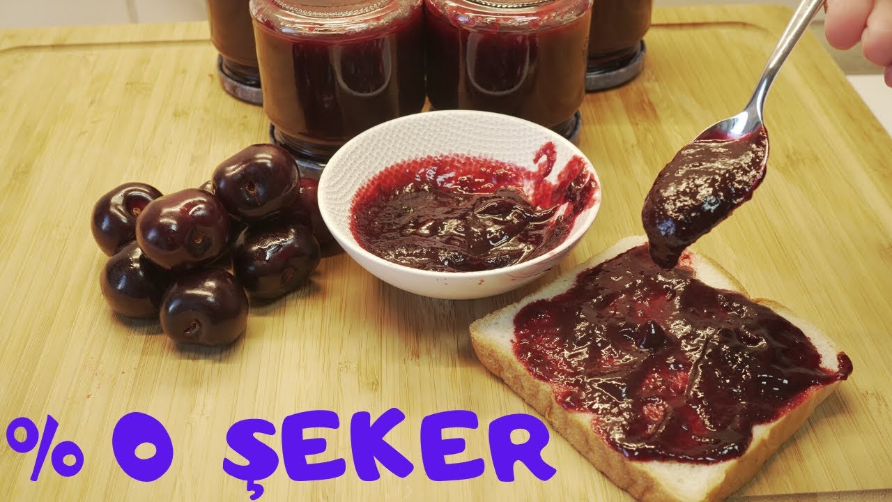 💯 Doğal Katkısız Kışlık Kiraz Marmelatı Tarifi ve Püf Noktaları - % 0 Şeker