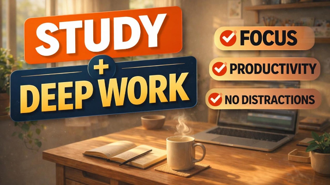 Deep Work Music for Total Concentration | 3 Hour Focus Mix