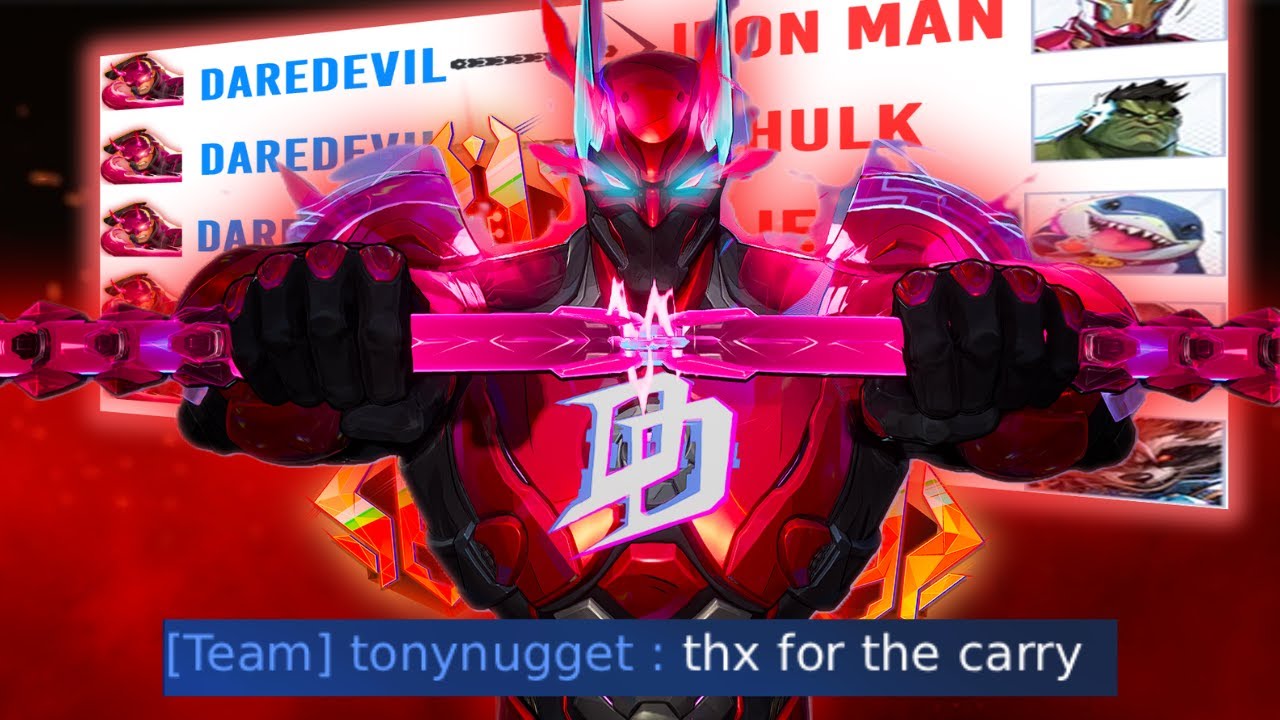 Legit to BEAT TRIPPLE SUPPORT is DAREDEVIL | Marvel Rivals