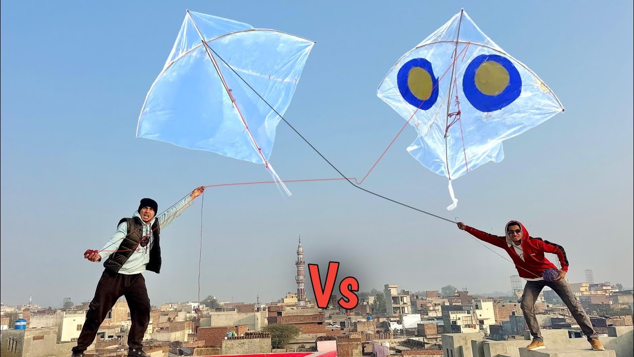 Nasir Abubaker Big Plasticbag Sherla Kite Flying | Paper Kite Catch 