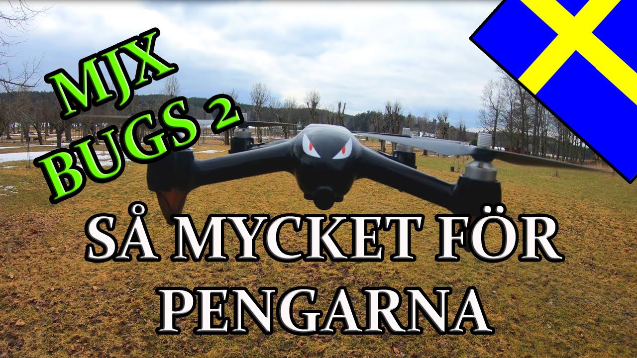 Vi Testar DRÖNARE MJX Bugs2 #SweItalyRecenserar