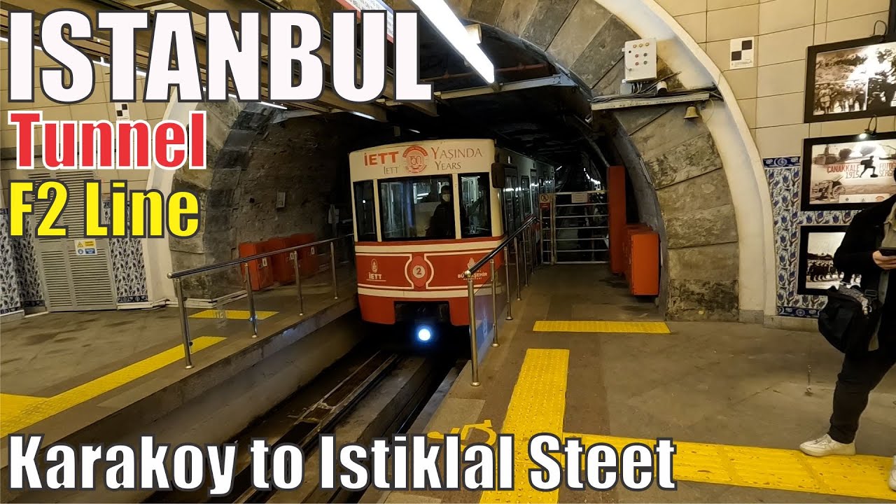 Istanbul 2022 | Karakoy to Istiklal Street/Sishane | F2 Historical Tunnel Funicular | Travel Guide