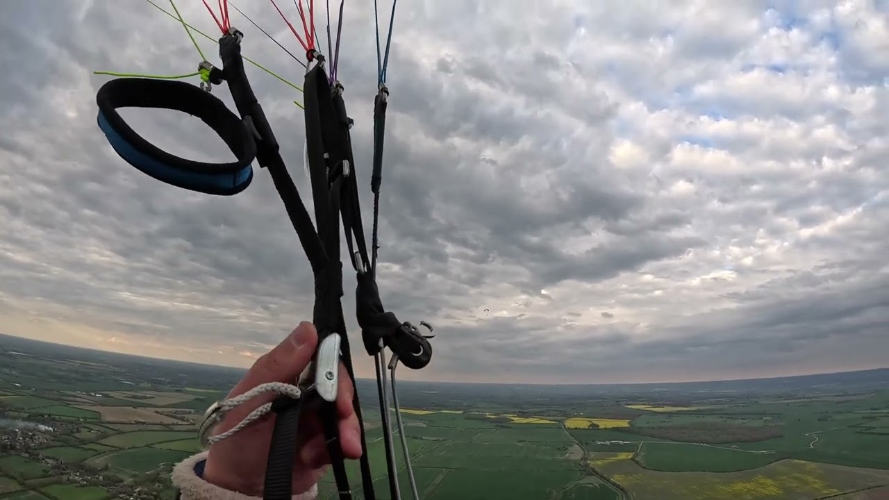 Breathtaking Paramotor Flying in UK: POV 4K with Calm Music