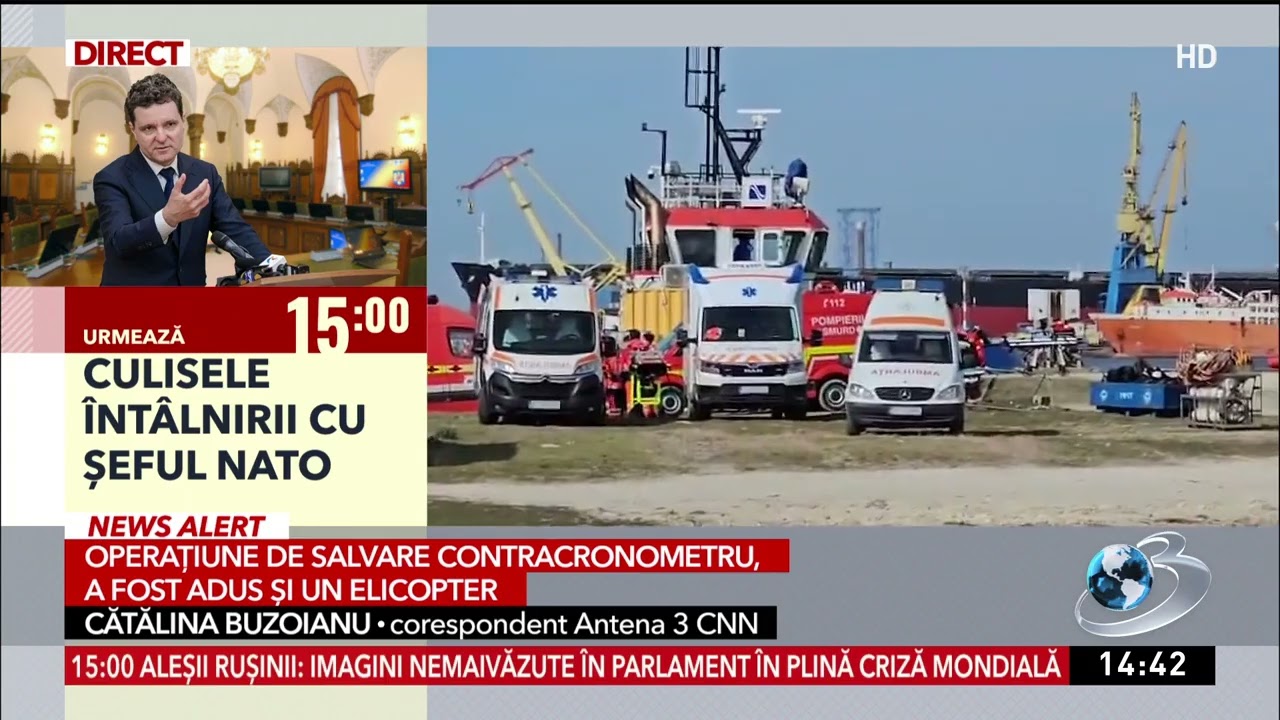 Un fost fotbalist de la Farul și Steaua, dat dispărut după scufundarea navei din portul Midia
