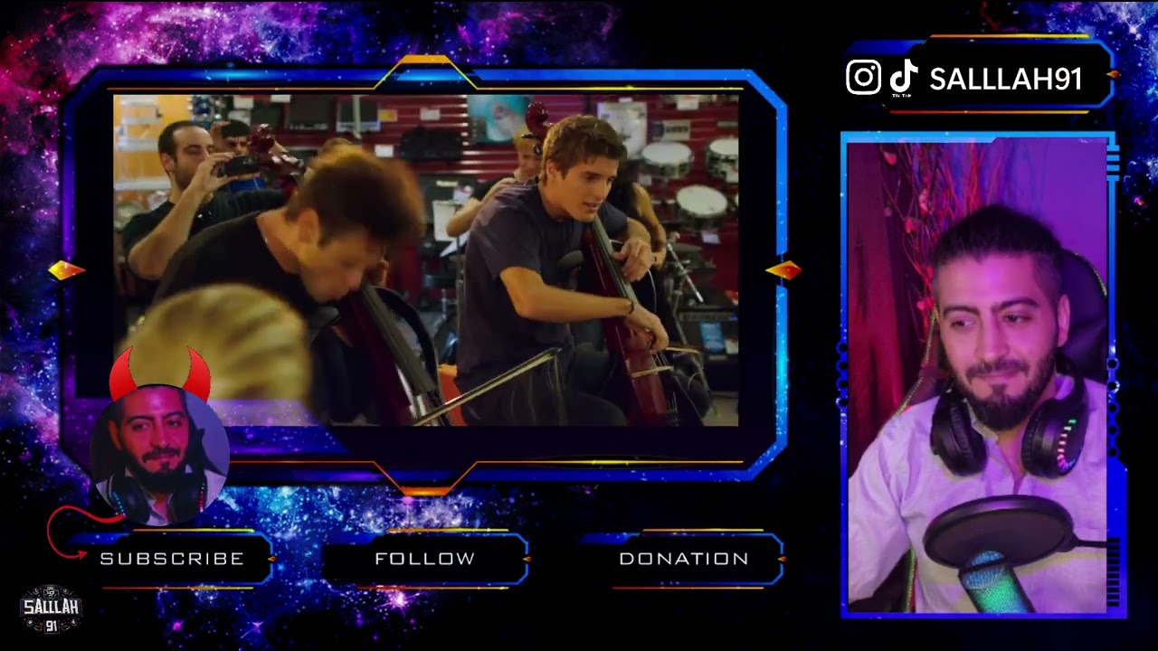 2CELLOS - Highway To Hell feat. Steve Vai - Arab Reaction Video - Reaction Video