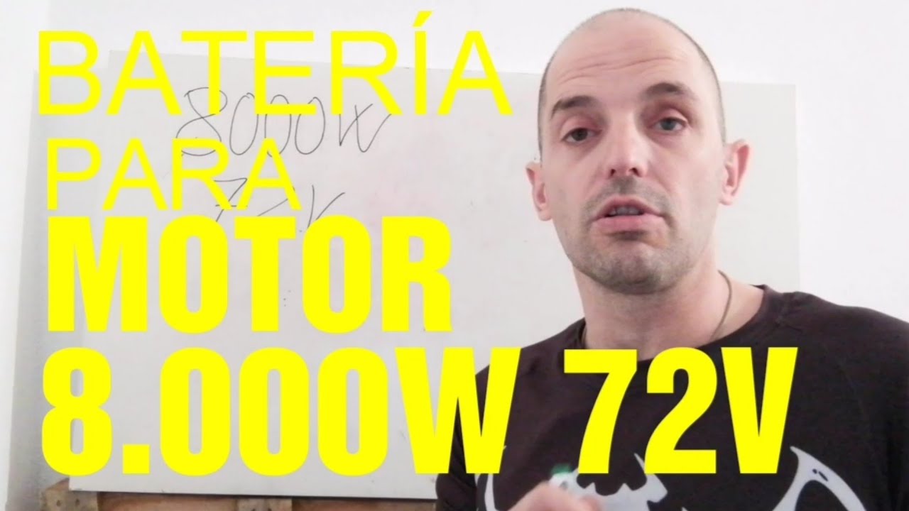 BATERÍA PARA MOTOR 8.000 WATIOS