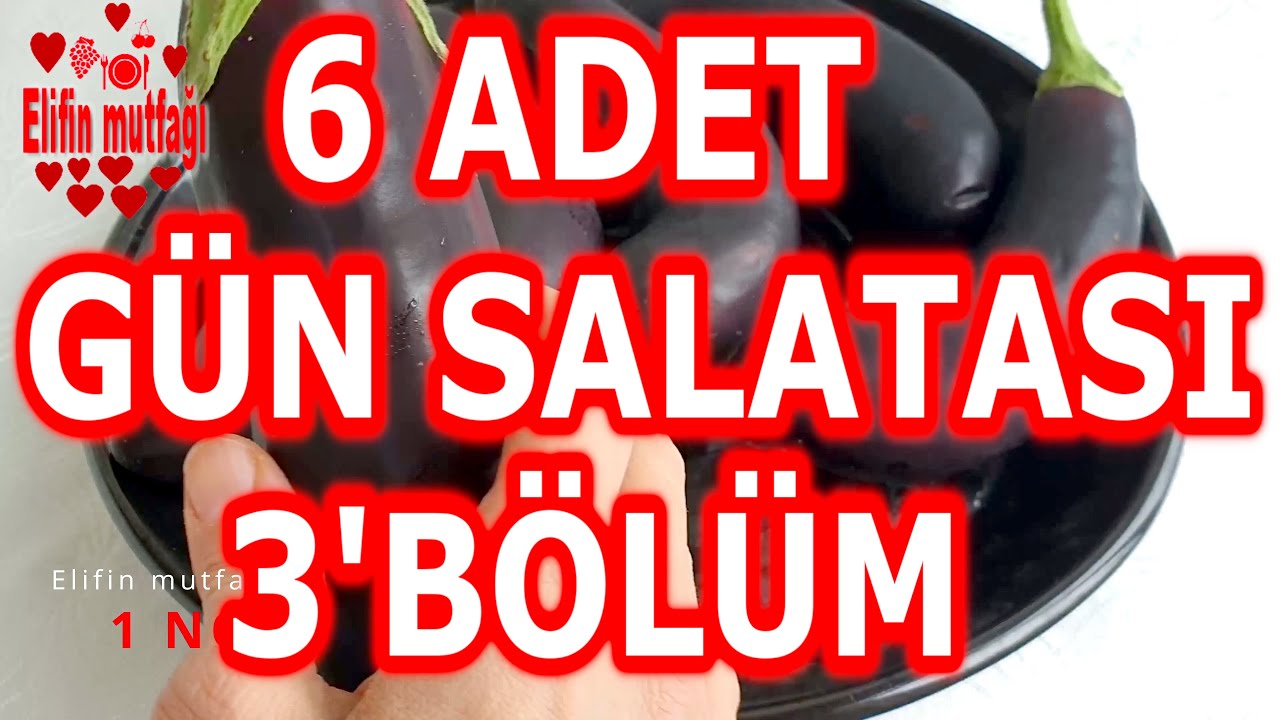 6 штук собирают салат 3 части