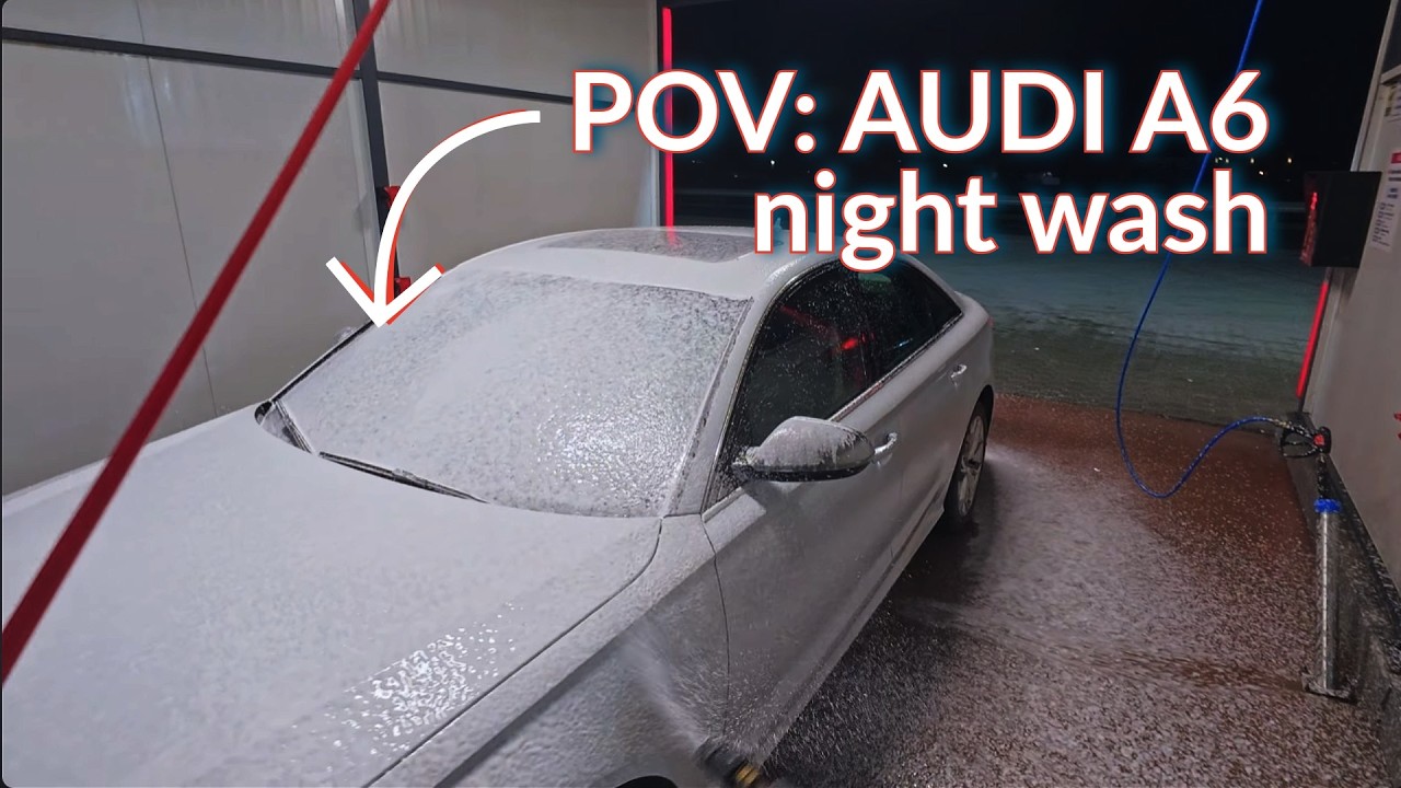 POV NIGHT CARWASH Audi A6 C7