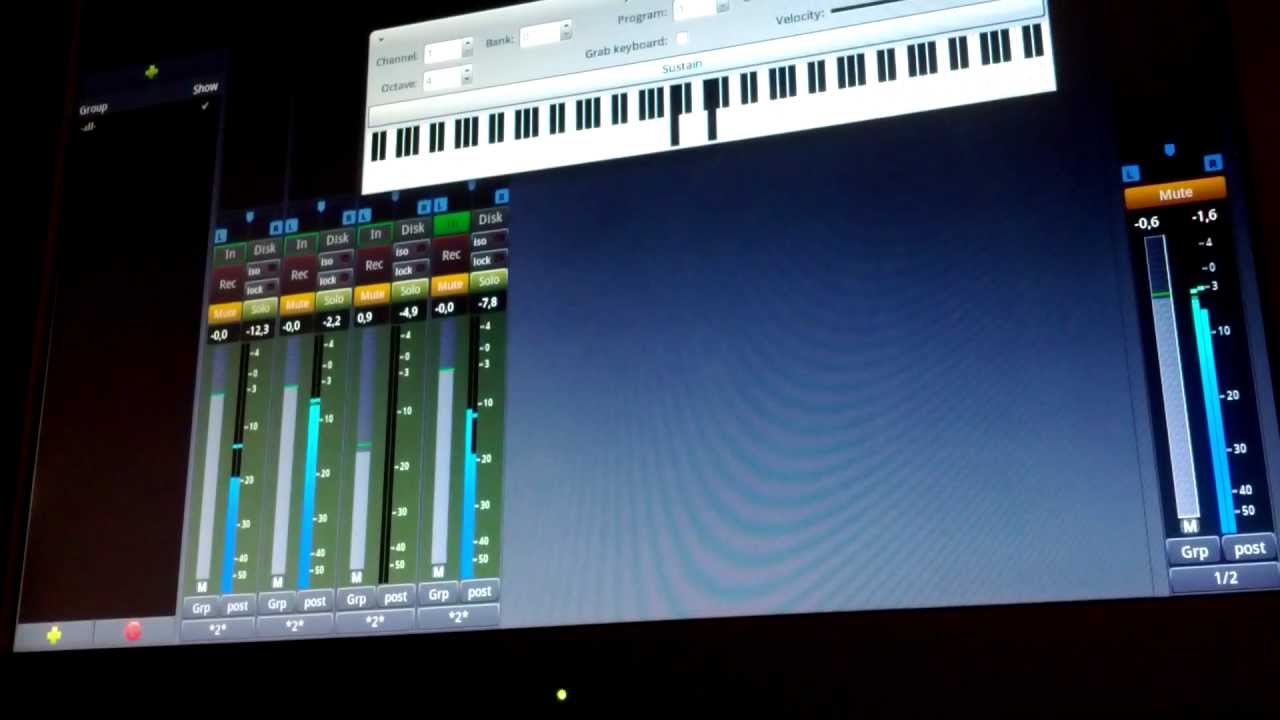 Test ardour3 klawisze