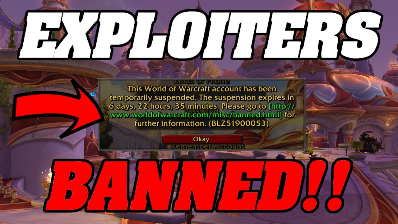 Их всех ЗАПРЕТИЛИ! Эксплойтерам конец! WoW полночь