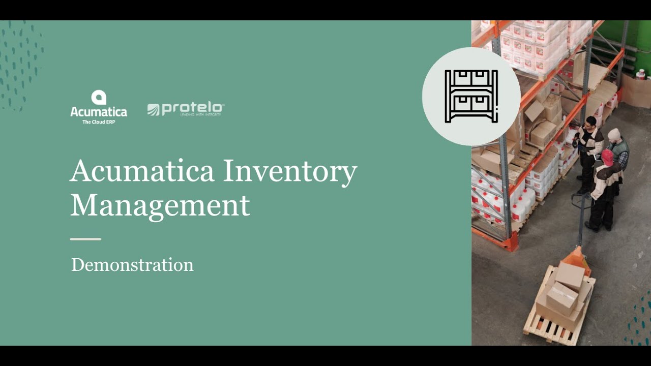 Acumatica Inventory Management Demonstration