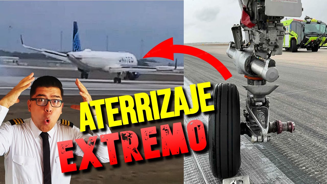 ¡INCREÍBLE! Pierde una llanta💥200 personas a bordo en un DURÍSIMO aterrizaje
