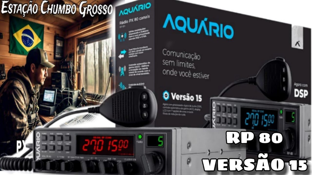Comprei na Shopee um Rádio Aquário RP 80 V.15