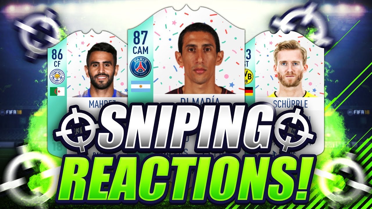 FIFA 18 | FUT BIRTHDAY SNIPING!!! 80K PER HOUR!!! SNIPING REACTIONS EP19