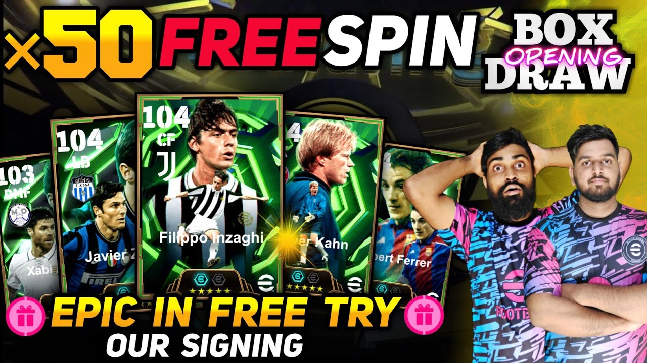 ×50 Free Epic Spin Mega Boxdraw EFootball 26|Got Epic In Free Try|Our Guaranteed Epic Player Signing