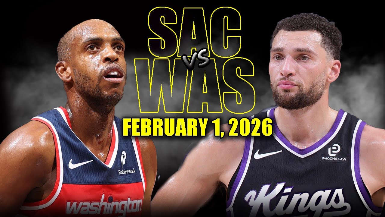 Sacramento Kings vs Washington Wizards Full Game Highlights – February 1, 2026 | NBA Season