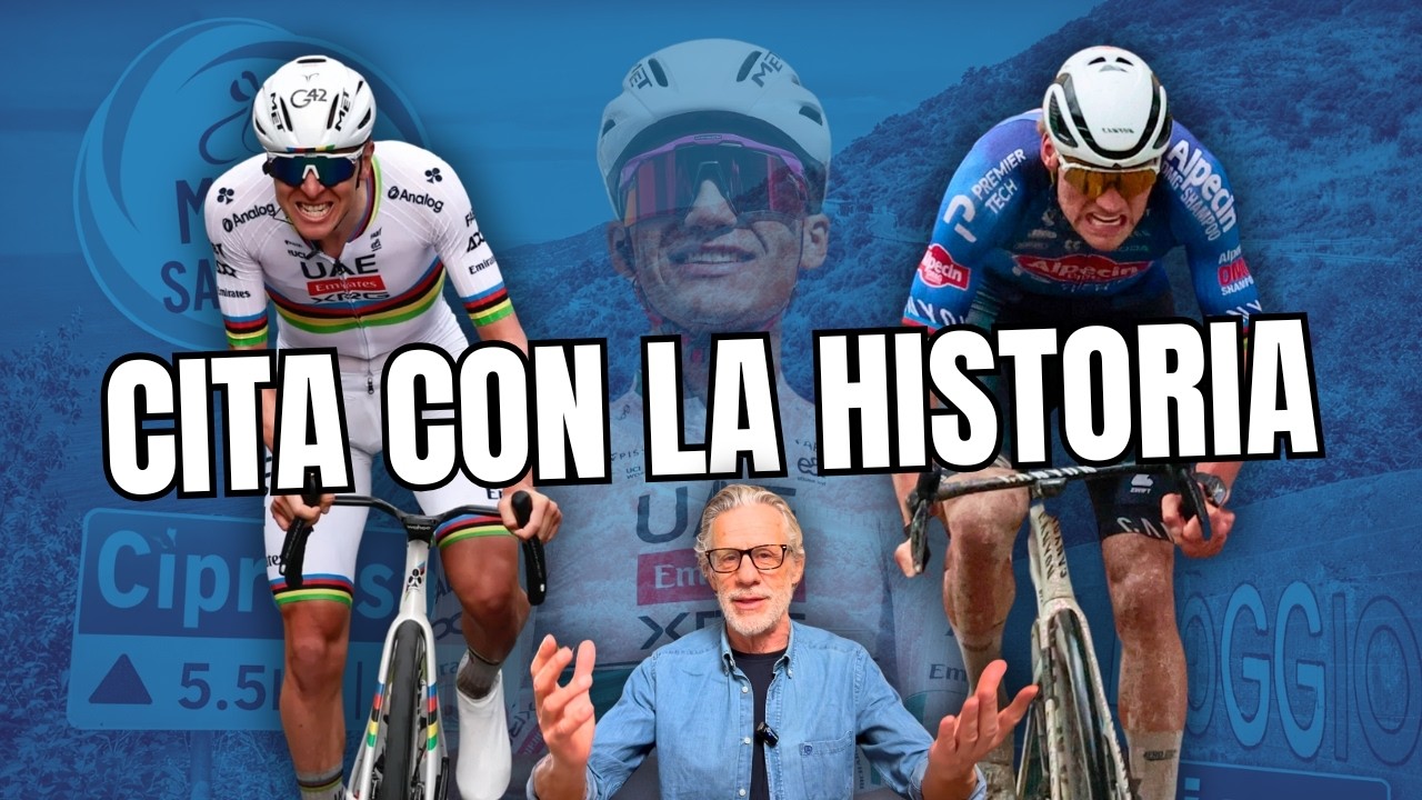 MILÁN-SAN REMO: la OBSESIÓN de POGACAR frente al DOMINIO de VAN DER POEL