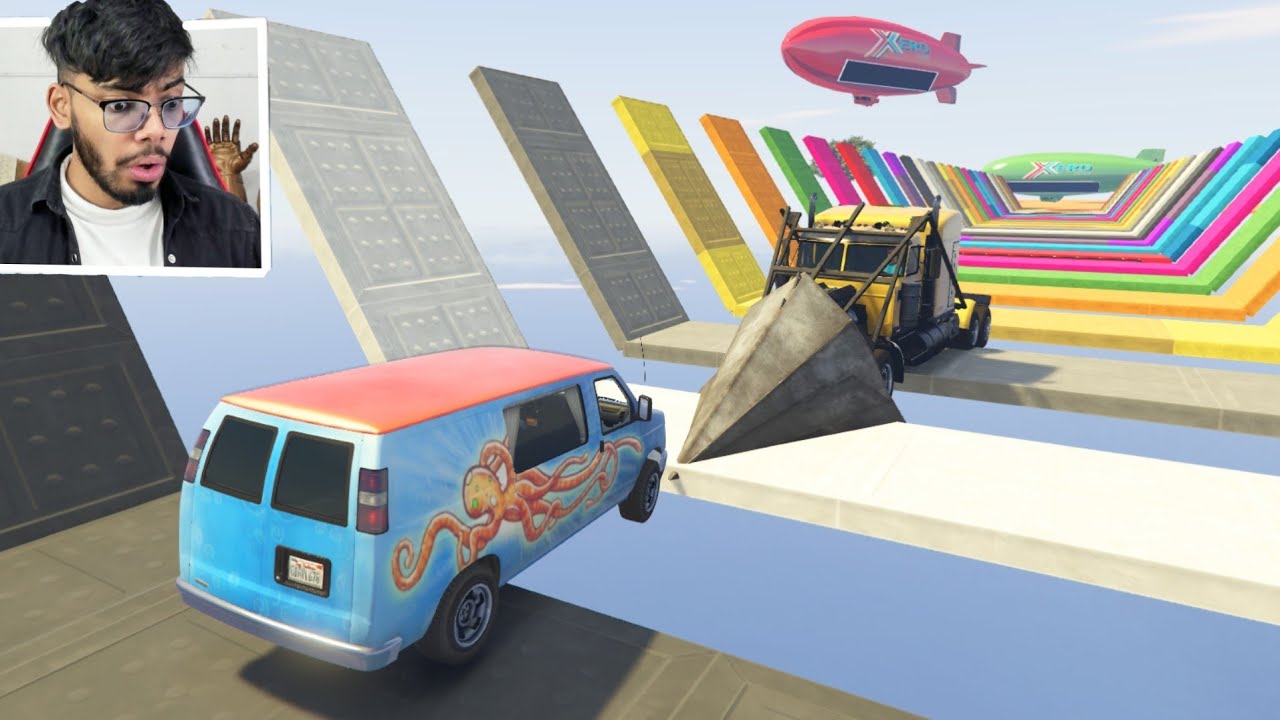 Humans vs Cars vs Cars 766.276% People Leave Earth After This Race in GTA 5!