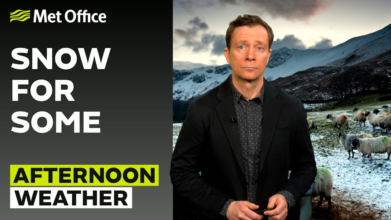 18/02/2026 - Cold wet day - Afternoon Weather Forecast UK – Met Office Weather